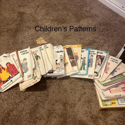 Free Standing Chest of Drawers with Sewing Patterns Inside