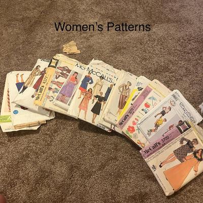 Free Standing Chest of Drawers with Sewing Patterns Inside