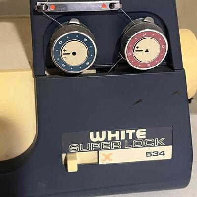 White 534 Superlock Sewing Machine & Instruction Manual