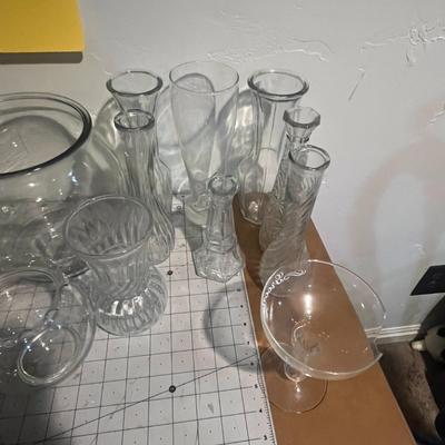 Glass Vases Set