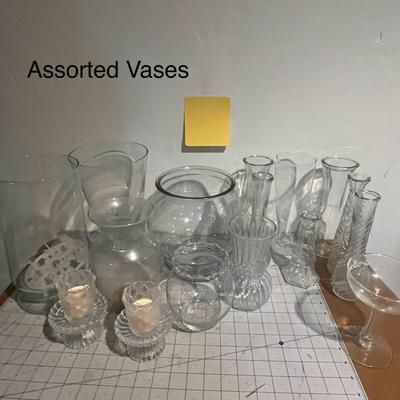 Glass Vases Set