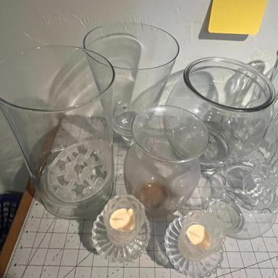 Glass Vases Set