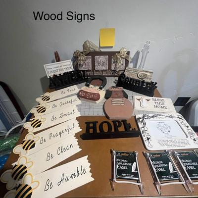 Home Decor Wood Signs
