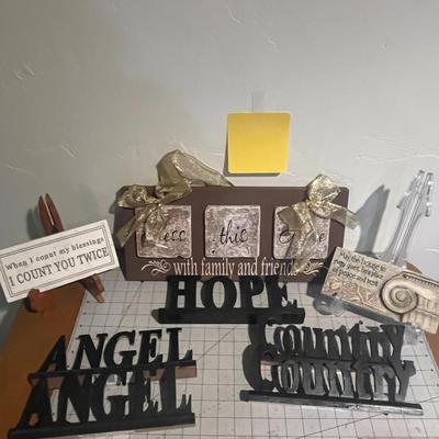 Home Decor Wood Signs