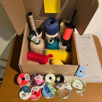 Cotton Thread Yarns, Ribbons & Floral Wire
