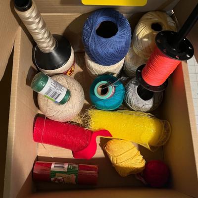 Cotton Thread Yarns, Ribbons & Floral Wire