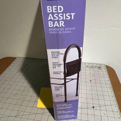 Medline Bed Assist Bar with Storage Pocket
