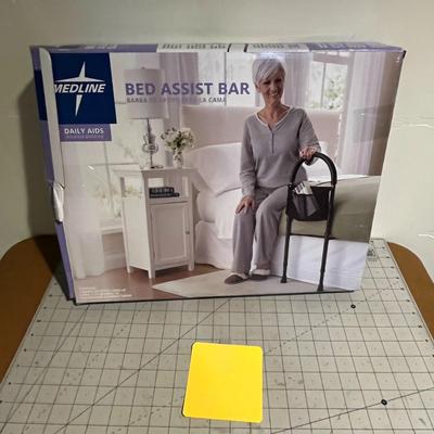 Medline Bed Assist Bar with Storage Pocket