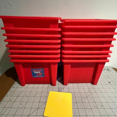 Stack ThemUp Storage Bins of 16