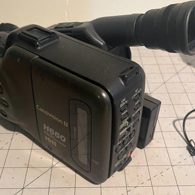 Canon H660/E640 Video Camera & Recorder With Instruction Manual
