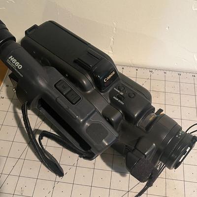 Canon H660/E640 Video Camera & Recorder With Instruction Manual