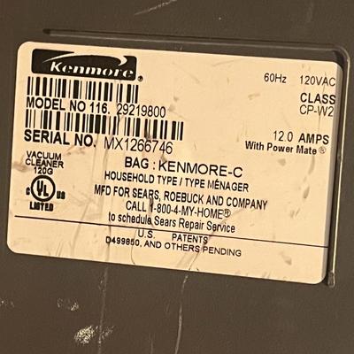 Kenmore Vaccum Cleaner