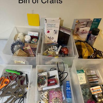 6-Drawer Cart Full of Craft Supplies