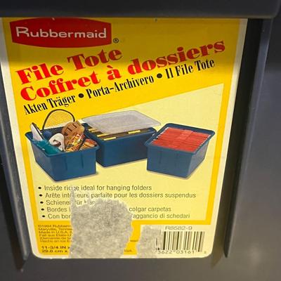 Rubbermaid File Organizer Box