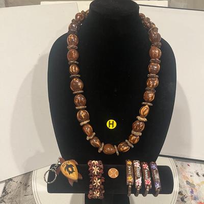Wood Jewelry Set