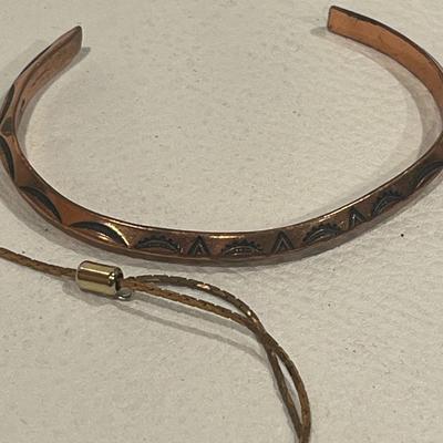Gold Necklace, Cuff Bracele