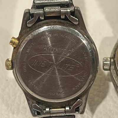 Set of 2 Watches and Mini Compass Keychain