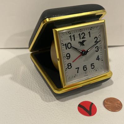 Vintage Travel Alarm Clock and
