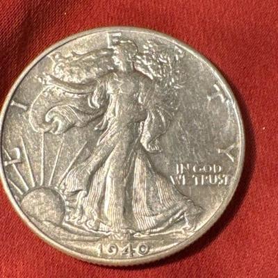 1940 LIBERTY WALKING HALF XVF C130
