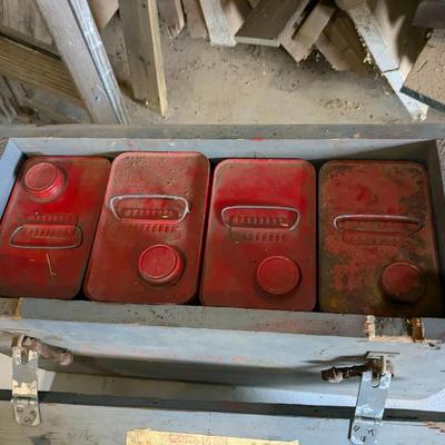 Vintage Texaco Gasoline Sample Gas Cans