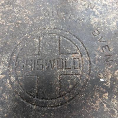 Gorgeous Griswold No 12 Camping Dutch Oven