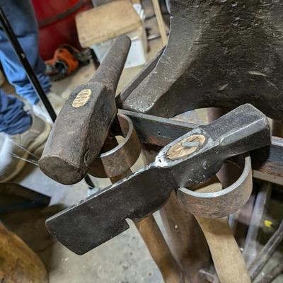 Peter Wright Blacksmith Anvil with Stand and Tools