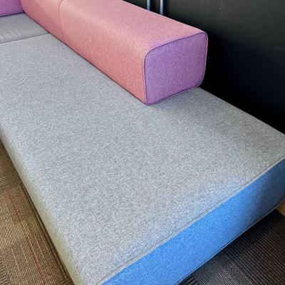 POPPIN Sectional Sofa Block Party Corner Office