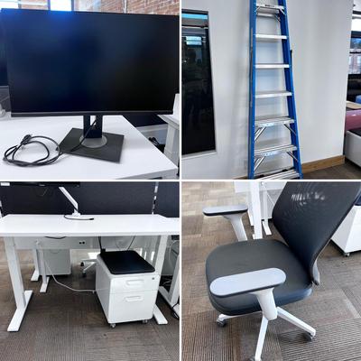 POPPIN Sectional Sofa Block Party Corner Office