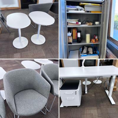 POPPIN Sectional Sofa Block Party Corner Office