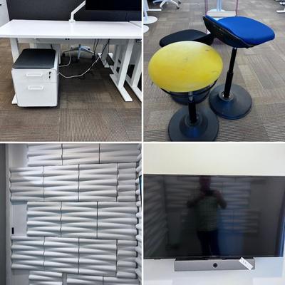 POPPIN Sectional Sofa Block Party Corner Office