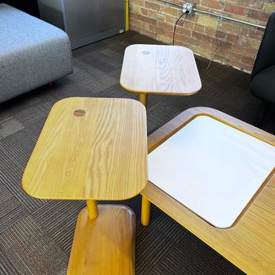 Poppin Coffee Table and 2 Side Tables