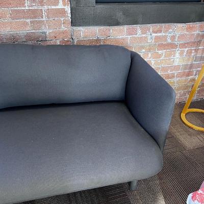 Gray Charcoal Sofa by POPPIN QT Lounge 