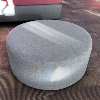 Block Party Lounge Ottoman Gray by POPPIN 