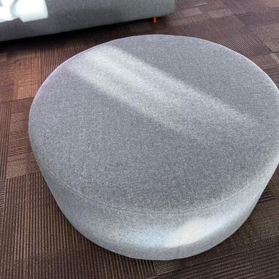 Block Party Lounge Ottoman Gray by POPPIN 