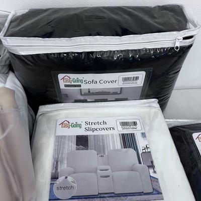 SOFA SLIP COVERS Several  Some New in the Package. 