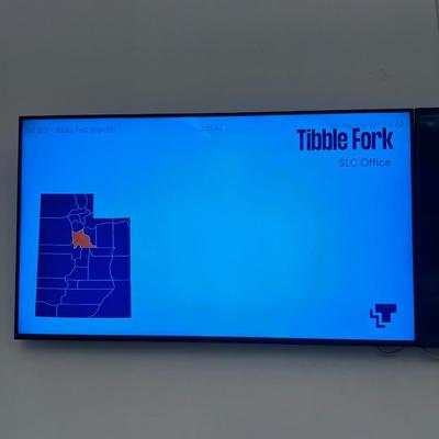 SHARP Television with Remote 65" Wall Mounted 