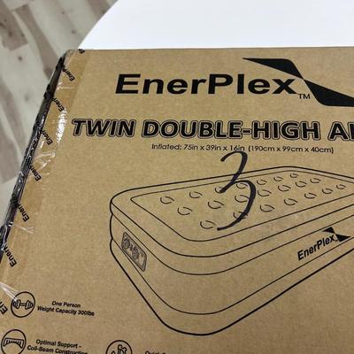 2 TWIN Double Height Air Beds New in the Box 