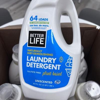 5 Jugs of BETTER LIFE Laundry Detergent 