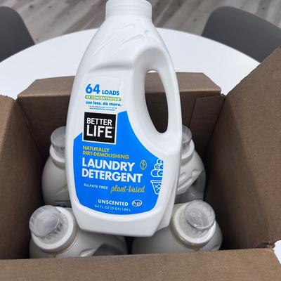 5 Jugs of BETTER LIFE Laundry Detergent 