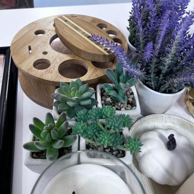 Lot of FAUX Plants and Décor Picture