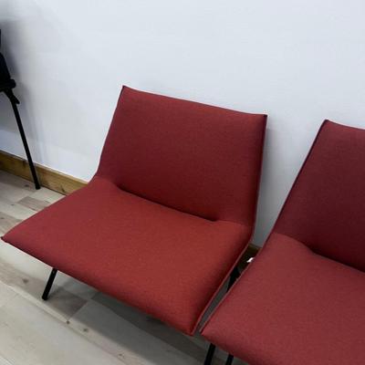 Meridith Lounge Chair Brick Color (2) A Pair by POPPIN 