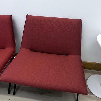 Meridith Lounge Chair Brick Color (2) A Pair by POPPIN 