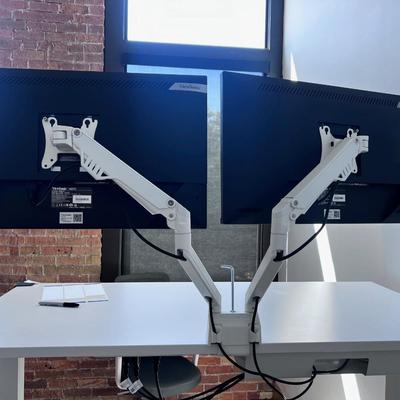 VIEW SONIC MODEL #VG2755 DUAL MONITORS WITH STAND 