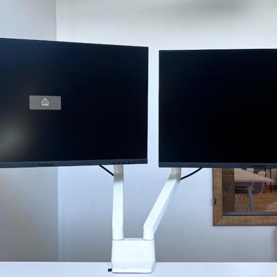 VIEW SONIC MODEL #VG2755 DUAL MONITORS WITH STAND 