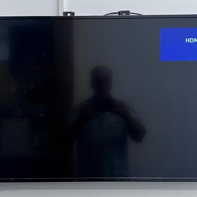 SHARP Television with Remote 43" Wall Mounted 