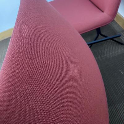 Meridith Lounge Chair Brick Color (2) A Pair by POPPIN #4 Set 