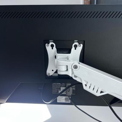 VIEW SONIC MODEL #VG2755 DUAL MONITORS WITH STAND 