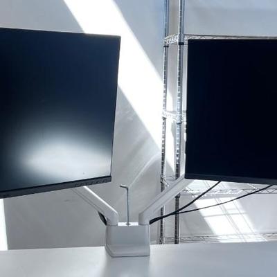 VIEW SONIC MODEL #VG2755 DUAL MONITORS WITH STAND 