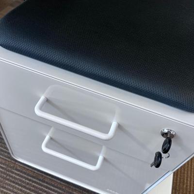 POPPIN Series L Adjustable Height Desk Top, White 