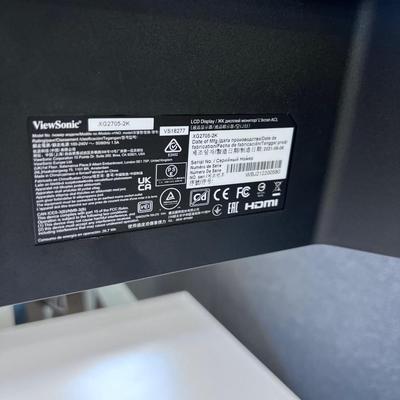 View Sonic Monitor with Adjustable ARM Model XG 2705 